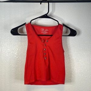 Silver button tank top. Was bought from Ross.